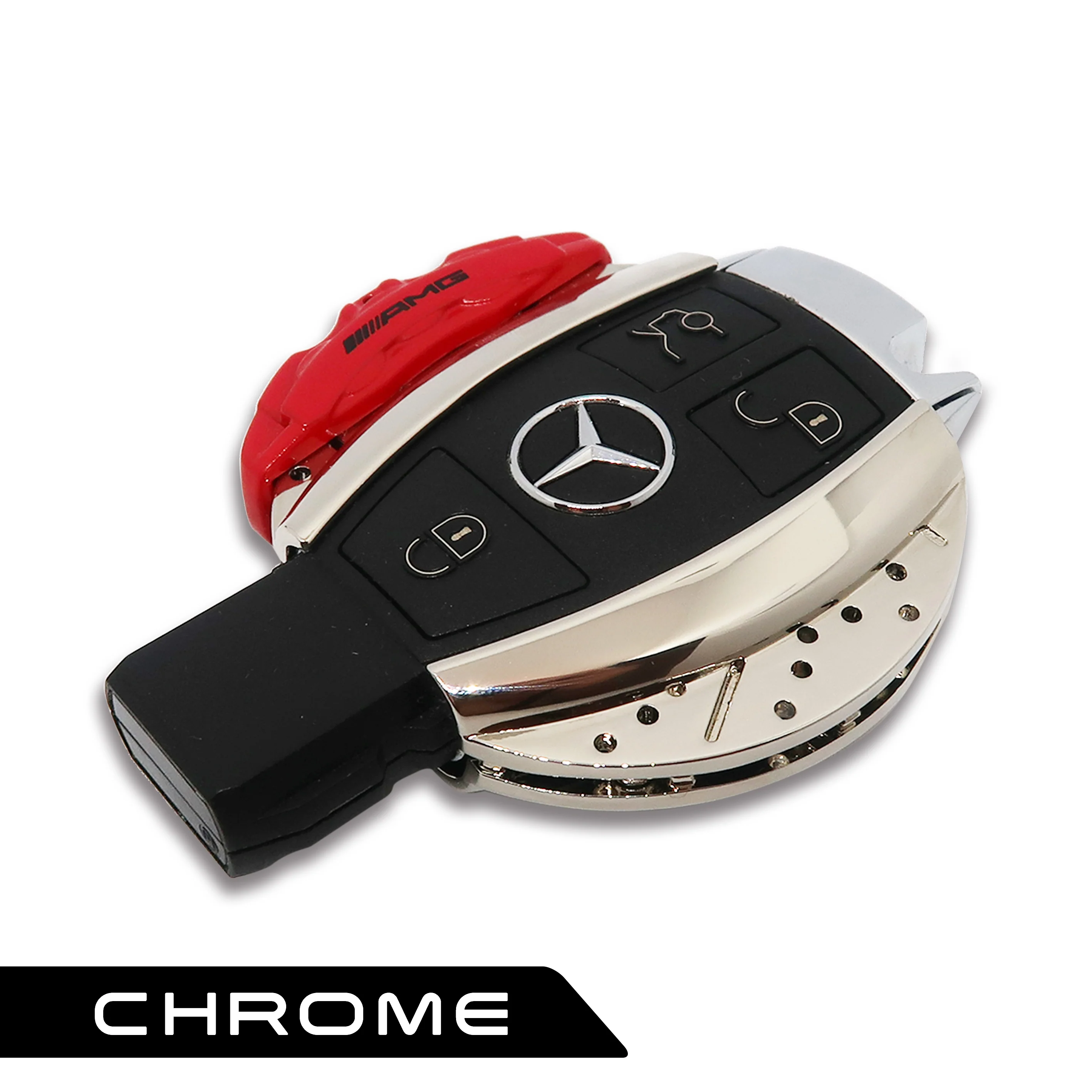 🏎️ AMG Red Brake Caliper Design Mercedes Key Case *Keyless only* - Image 4