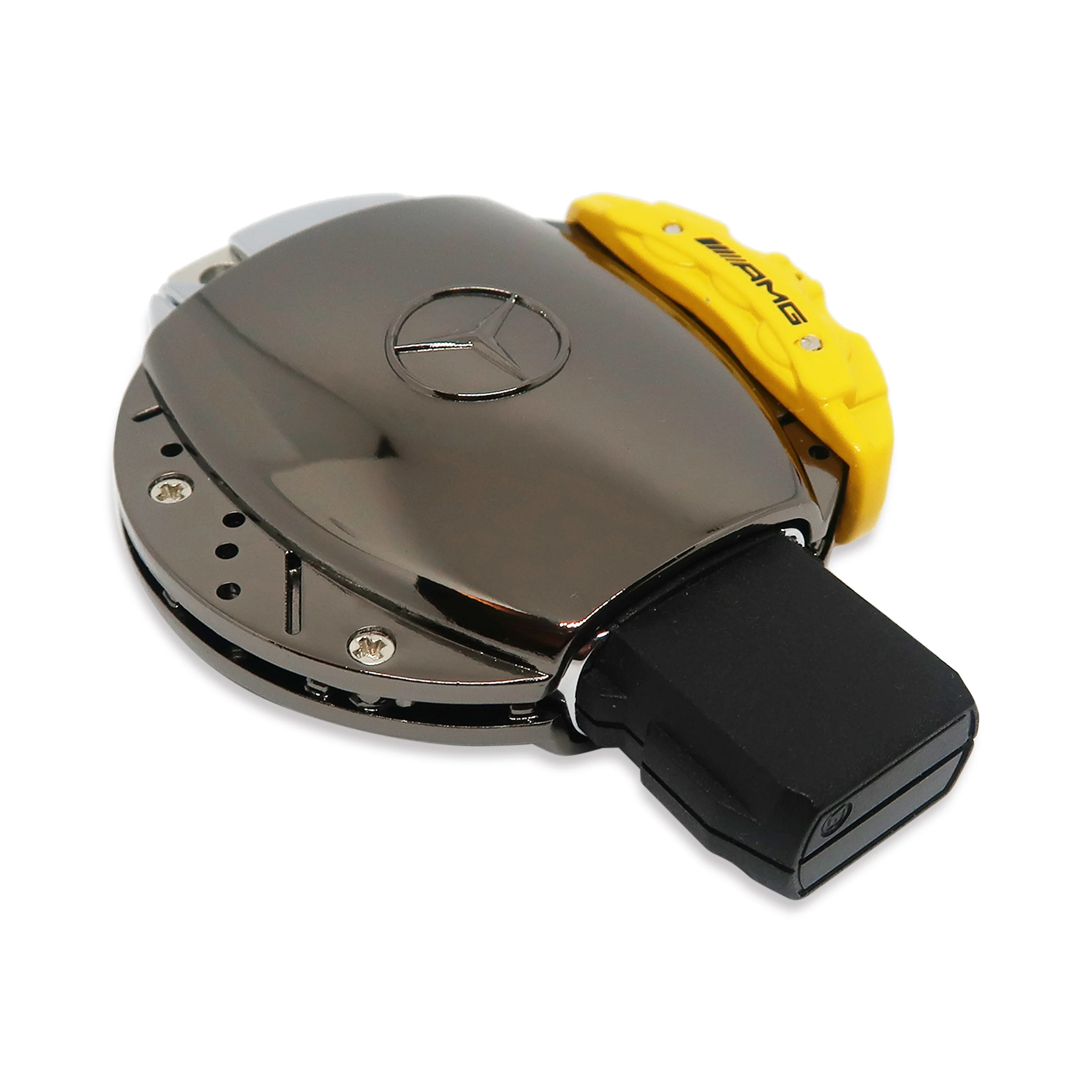 🏎️ AMG Yellow Brake Caliper Design Mercedes Key Case *Keyless only* - Image 7