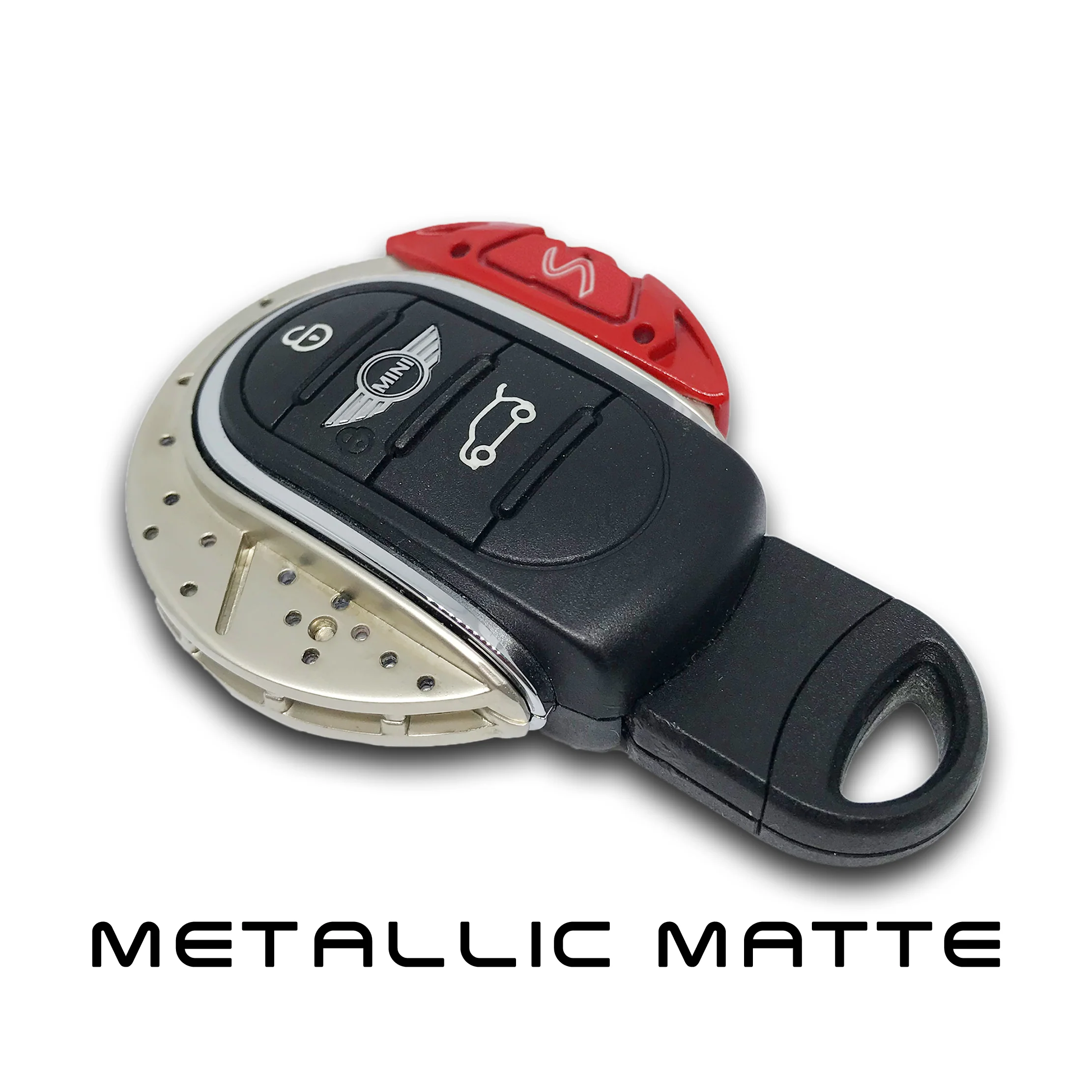 🏎️ Cooper S Brake Caliper Design Key Fob Case in Alloy Metal - Image 5