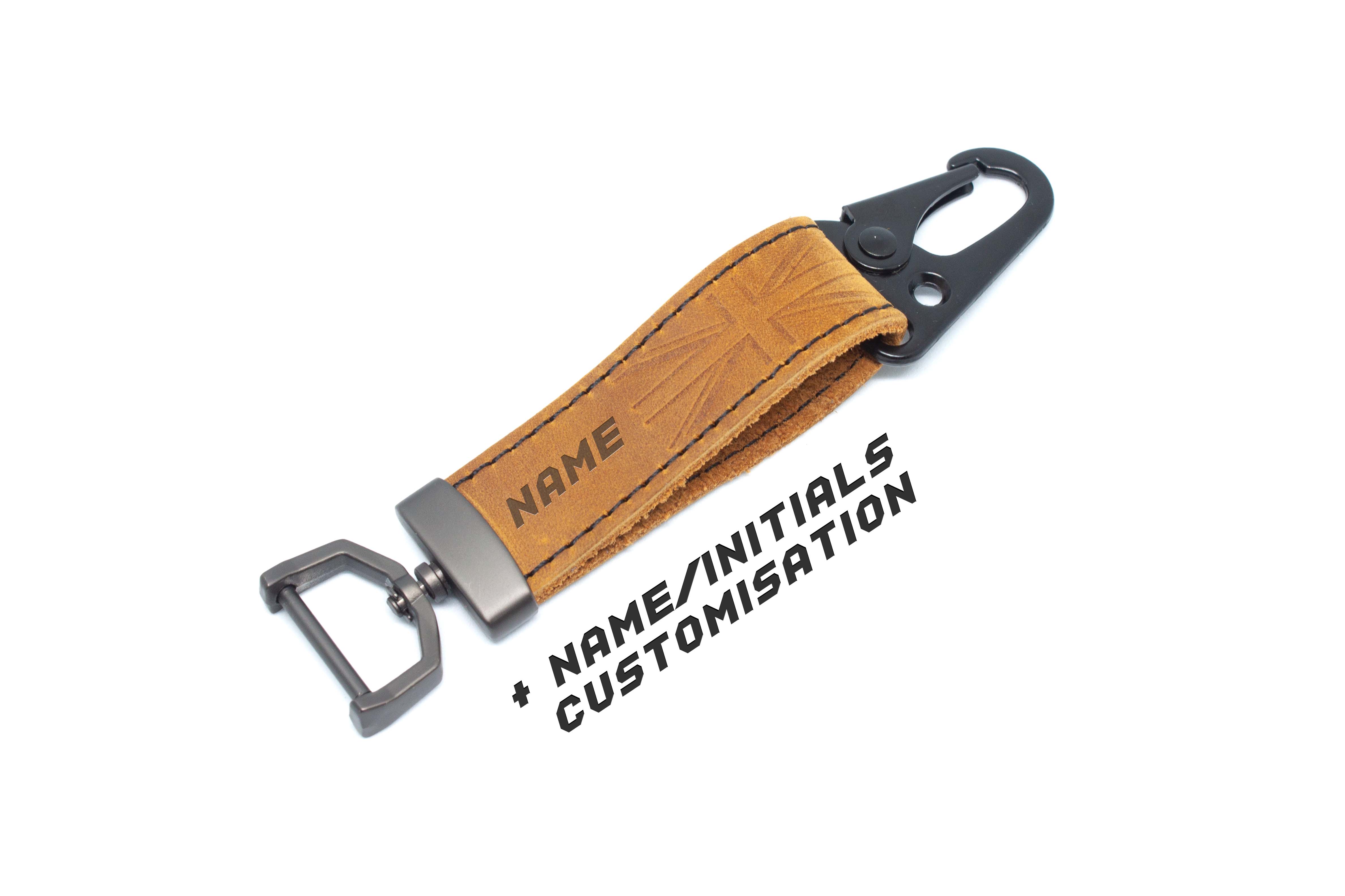 Leather Key Fob Strap with Customisation - Image 18