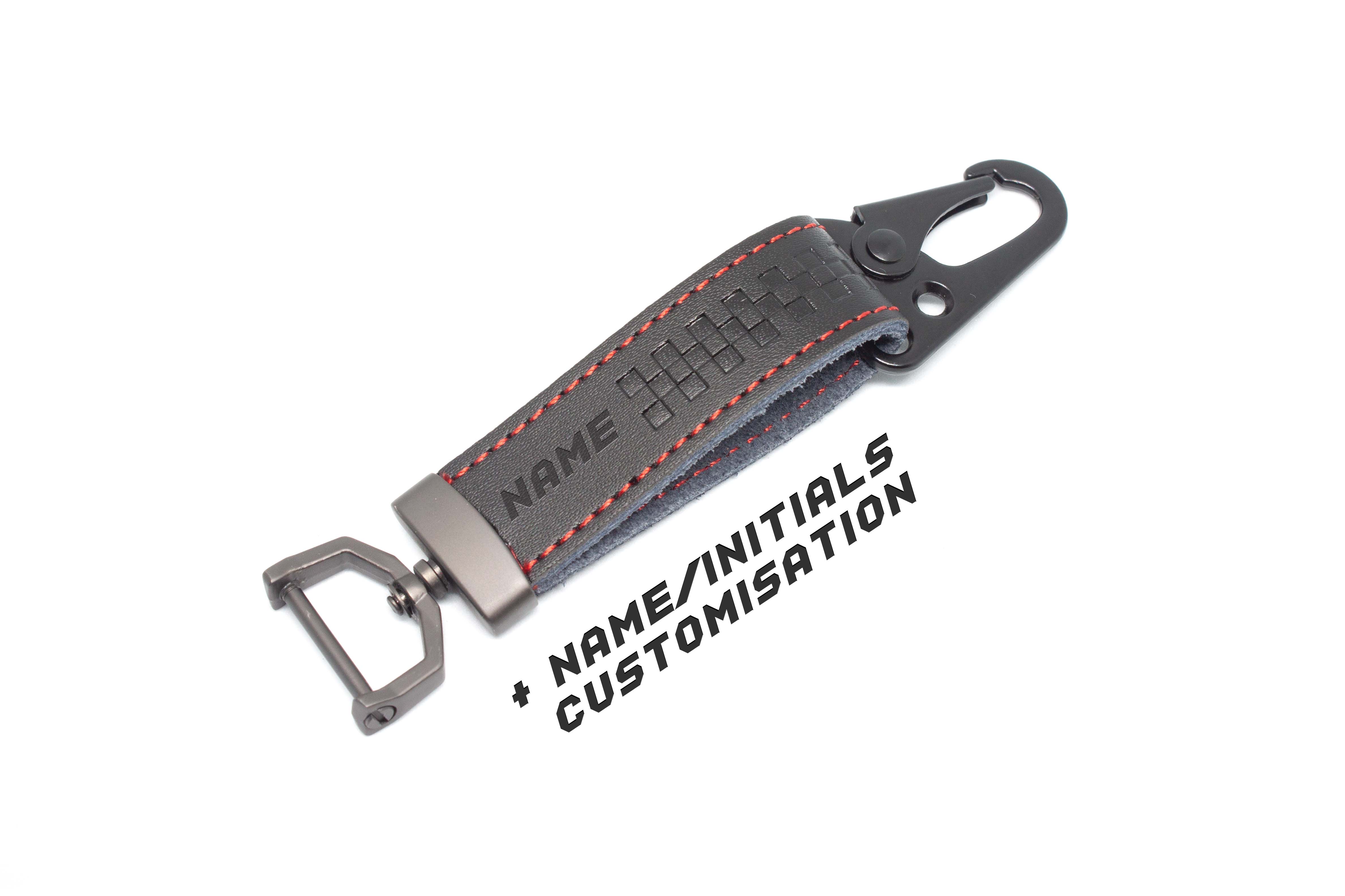 Leather Key Fob Strap with Customisation - Image 8